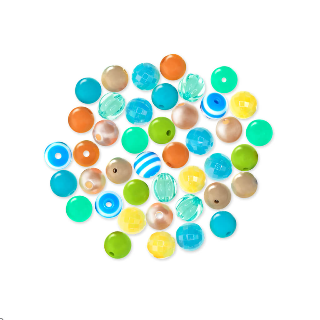 Plastic Fashion Beads: Posh Mix-Packs-Seaside, 42-45pc