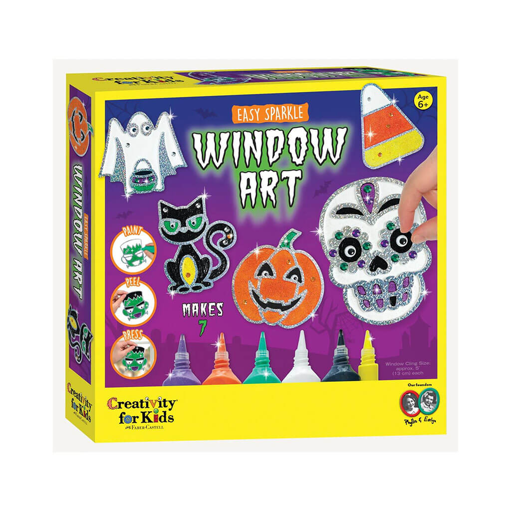 Halloween Easy Sparkle Window Art Kit