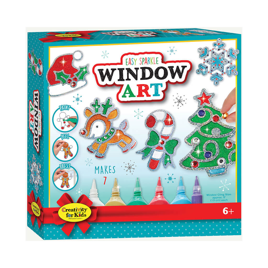 Holiday Easy Sparkle Window Art Kit