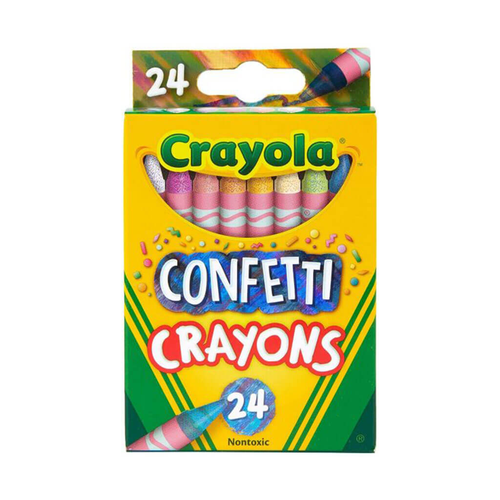 Crayola Confetti Crayons Set of 24