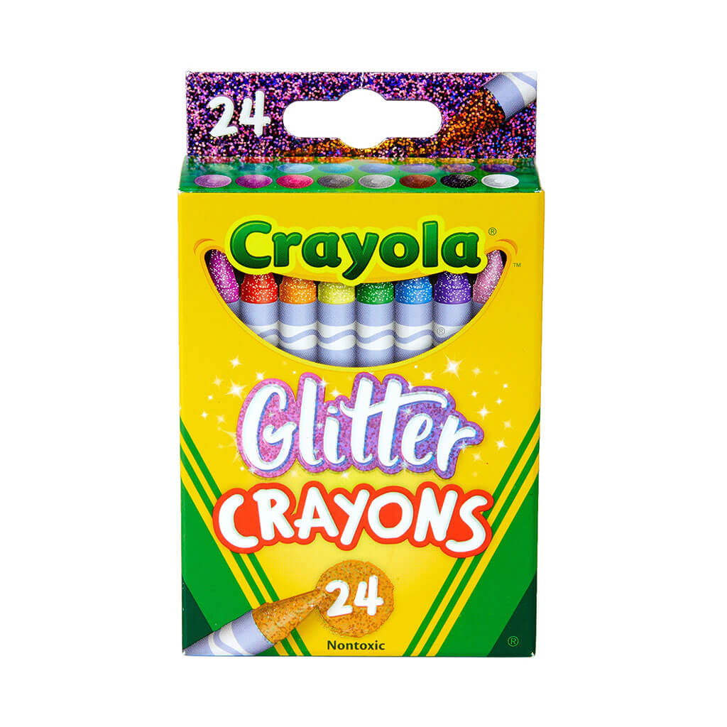 Crayola Glitter Crayons Set of 24