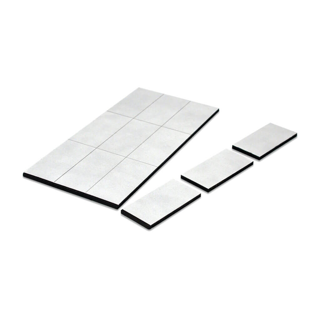 Flexible Magnetic Strips with Adhesive 0.060in x 2.0in x 3.0ft