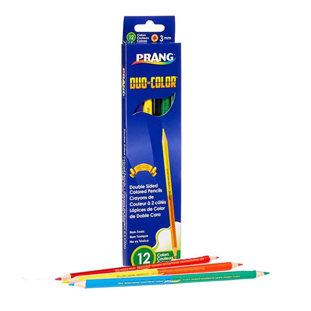 Duo-Color Colored Pencil Sets 3mm Assorted Lead/Barrel