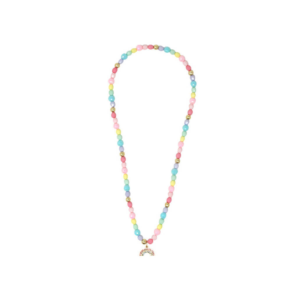 Smile Be Happy Rainbow Necklace