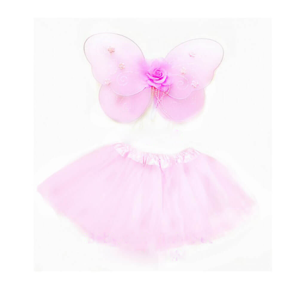 Pink Baby Fairy Wing &amp; Tutu Set, 6 to 24 Months