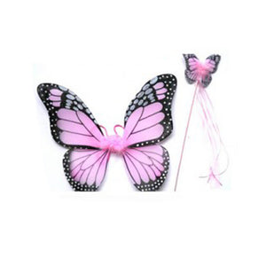 Monarch Butterfly Wing and Wand Set, Purple