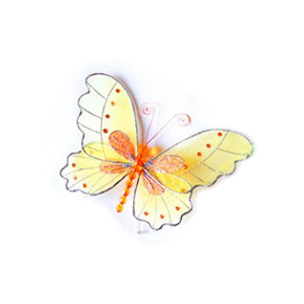 Sheer Two Tone Butterfly 5.5in