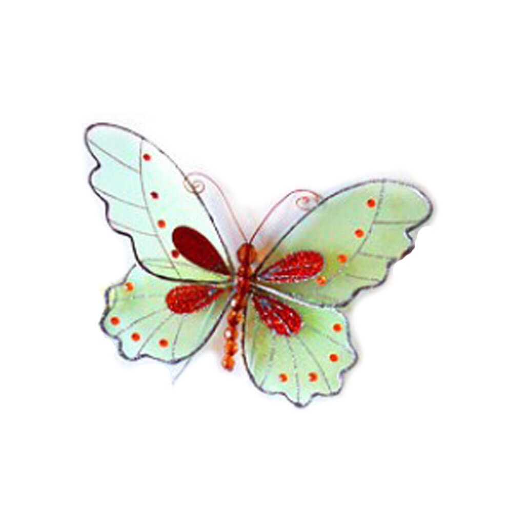 Sheer Two Tone Butterfly 5.5in