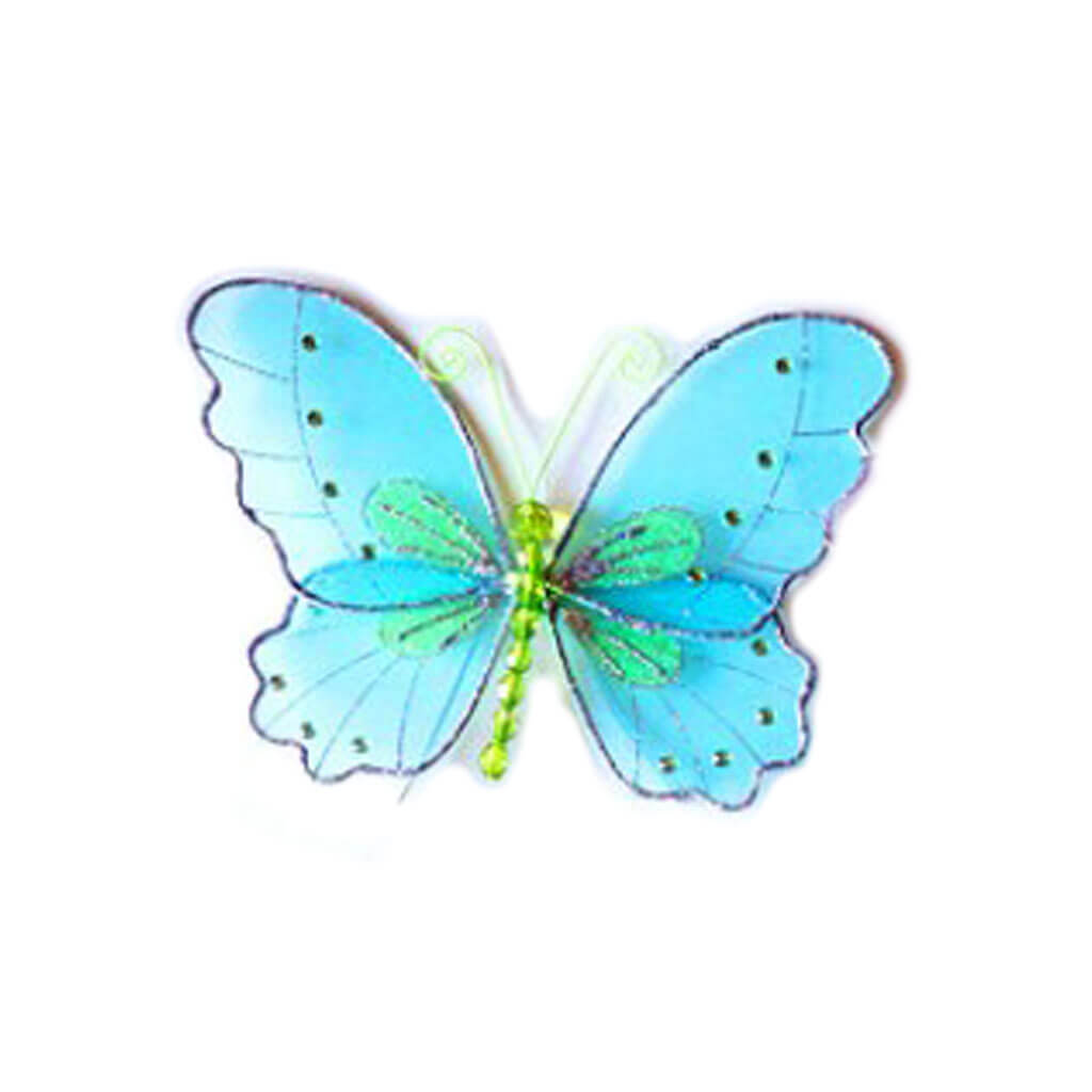 Sheer Two Tone Butterfly 5.5in