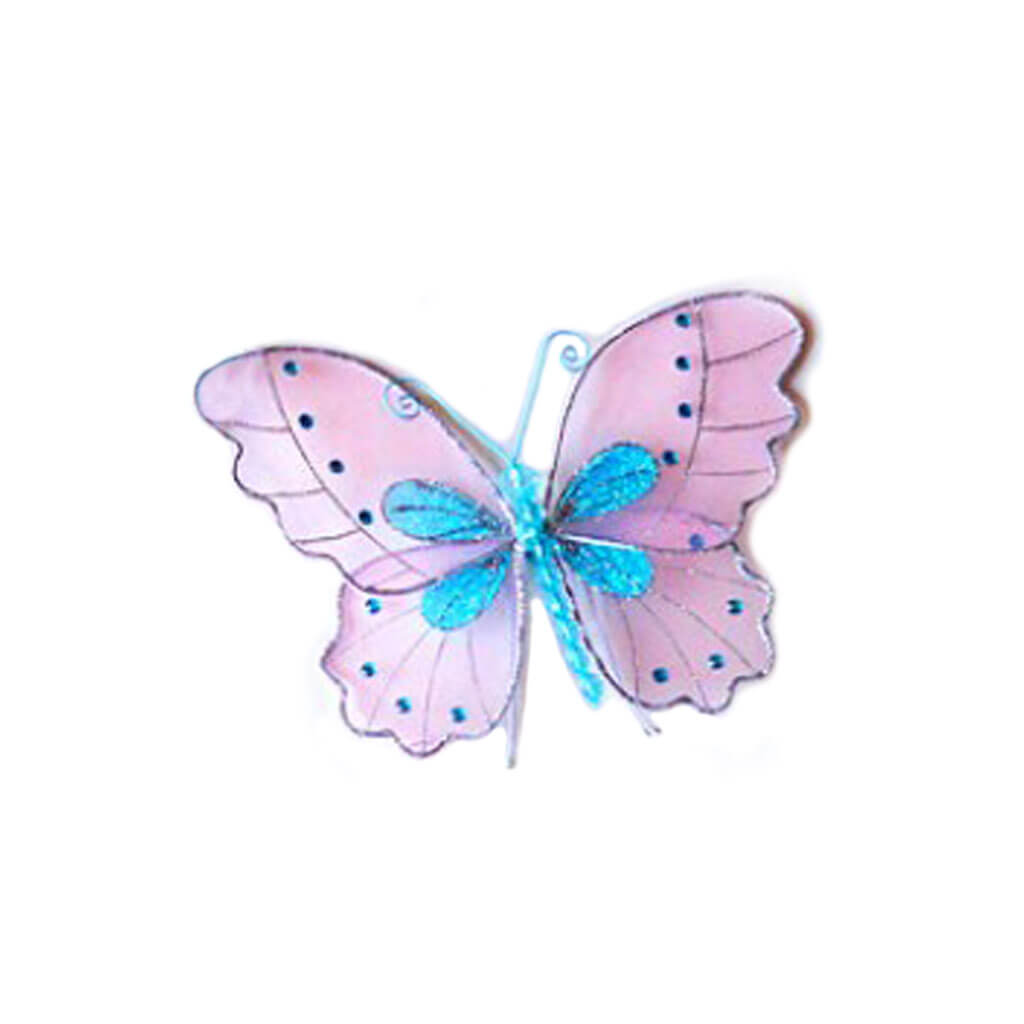 Sheer Two Tone Butterfly 5.5in