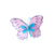 Sheer Two Tone Butterfly 5.5in