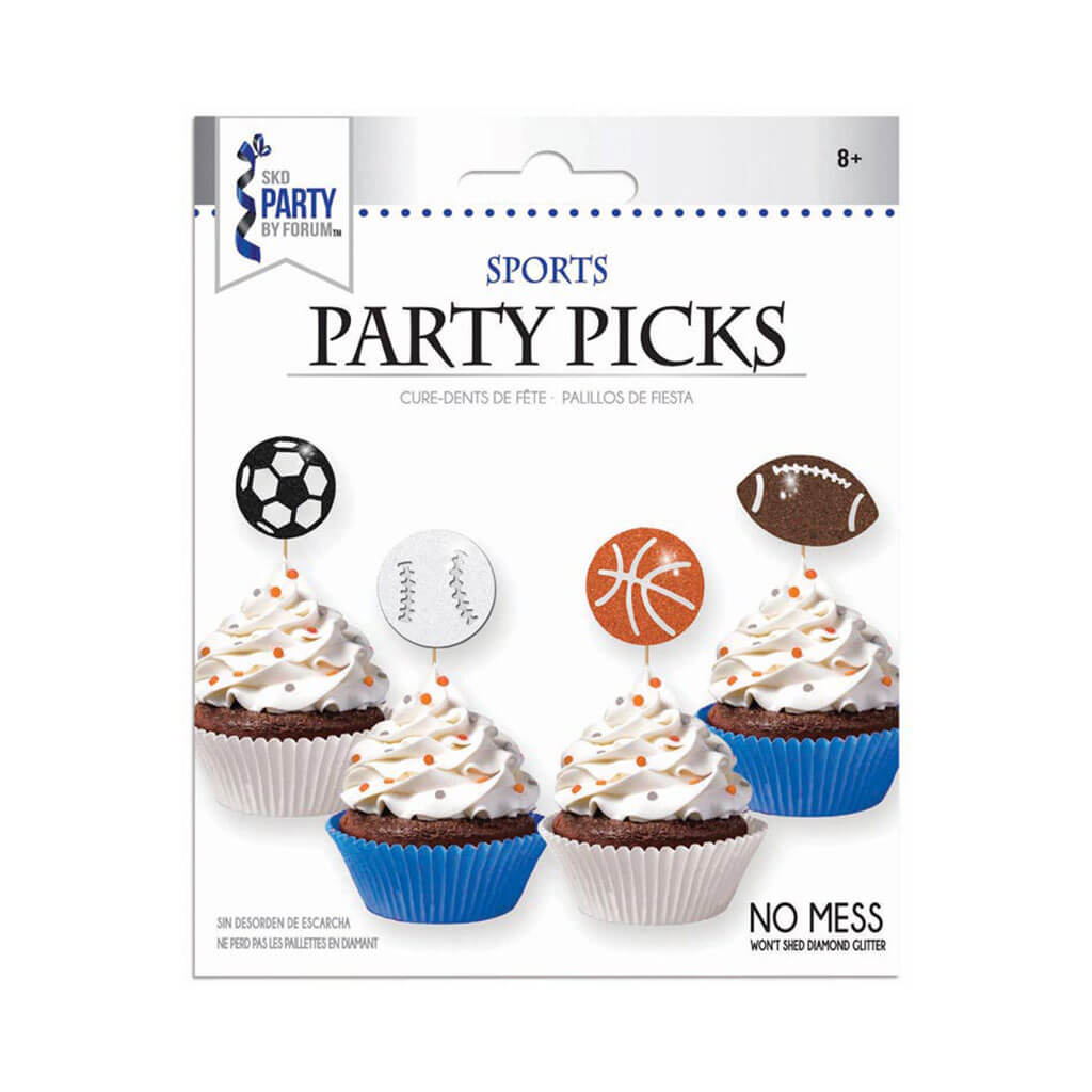 Diamond Cupcake Pick Sports