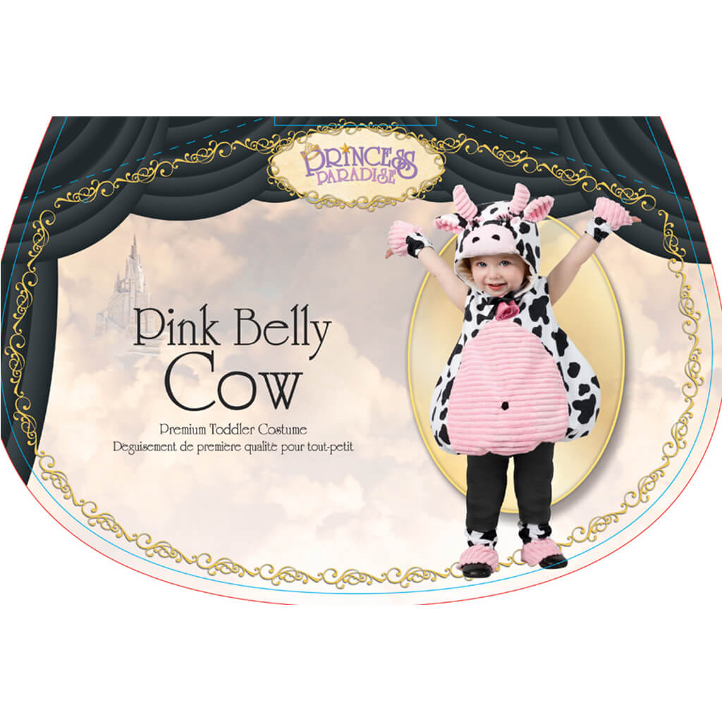 Pink Belly Cow Toddler Costume