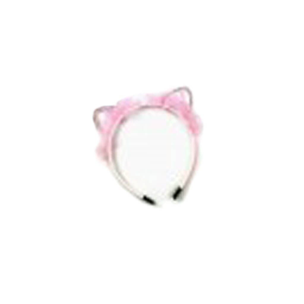 Pink Sparkle Cat Ear Headband