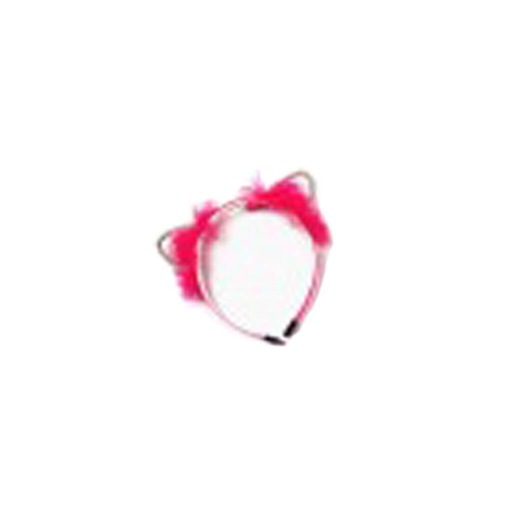 Hot Pink Sparkle Cat Ear Headband