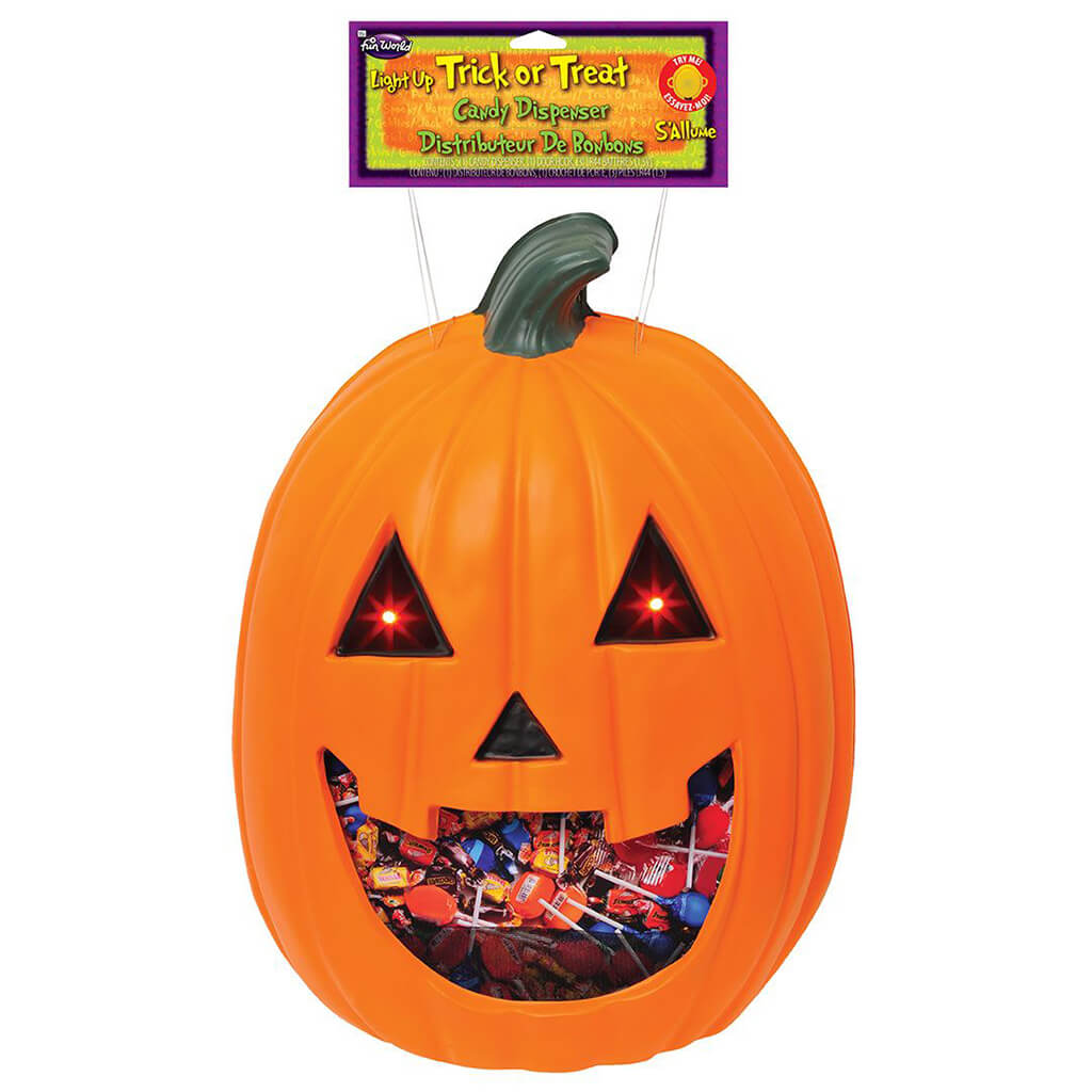 Light Up Trick or Treat Candy Dispenser 18in