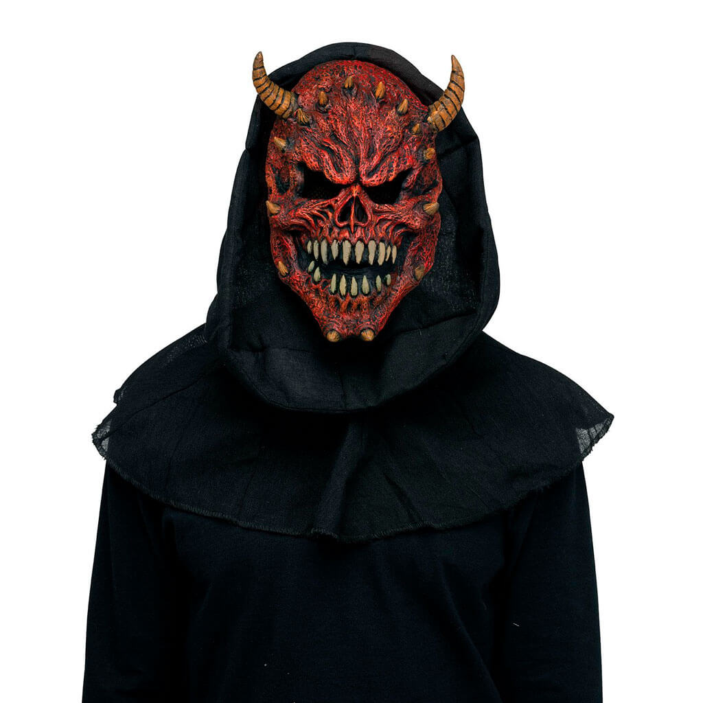 Horror Mask with Shroud Demon