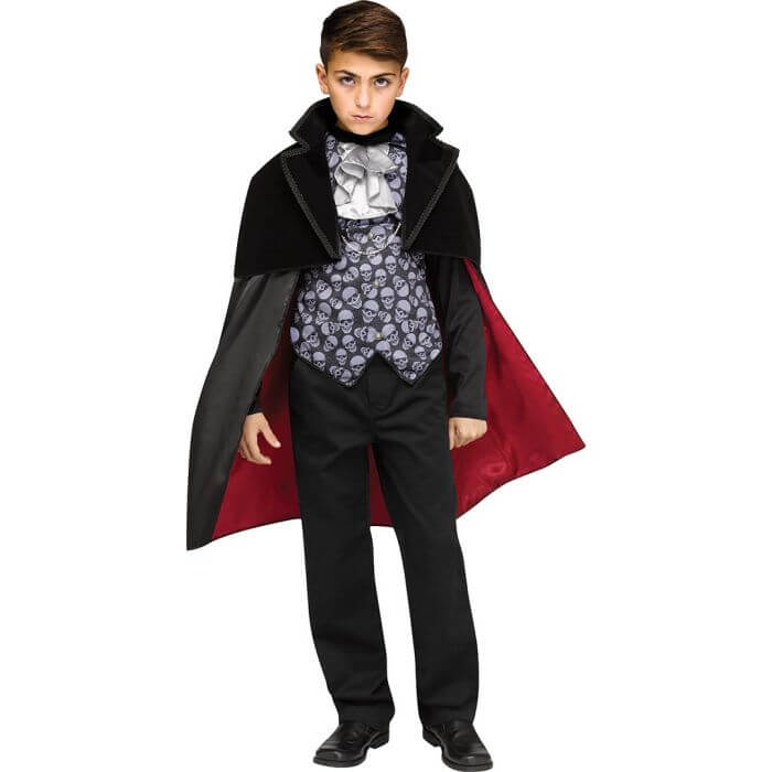 Noble Vampire Child Costume Medium 8 To 10