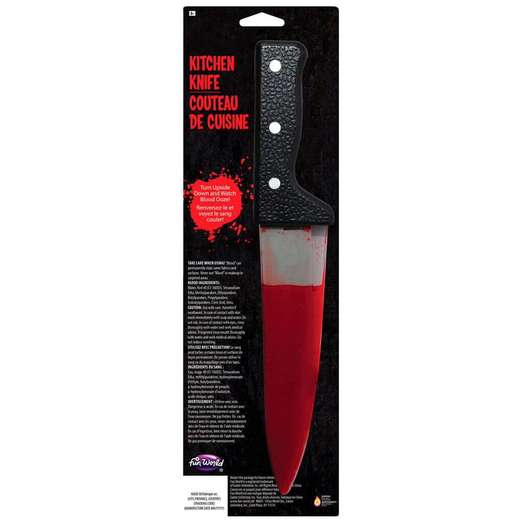 Bleeding Kitchen Knife, 13in