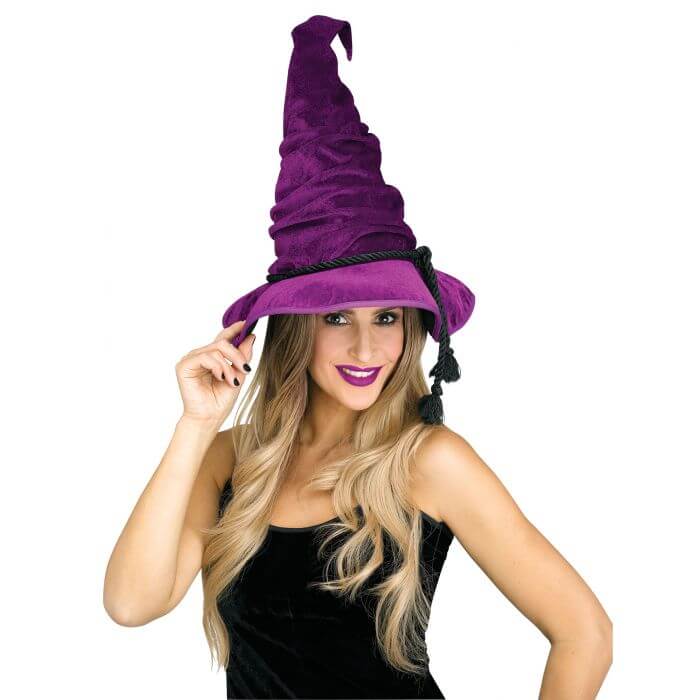 Velour Witch Hat