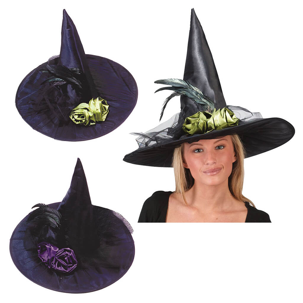 Witch Hat Black With Purple