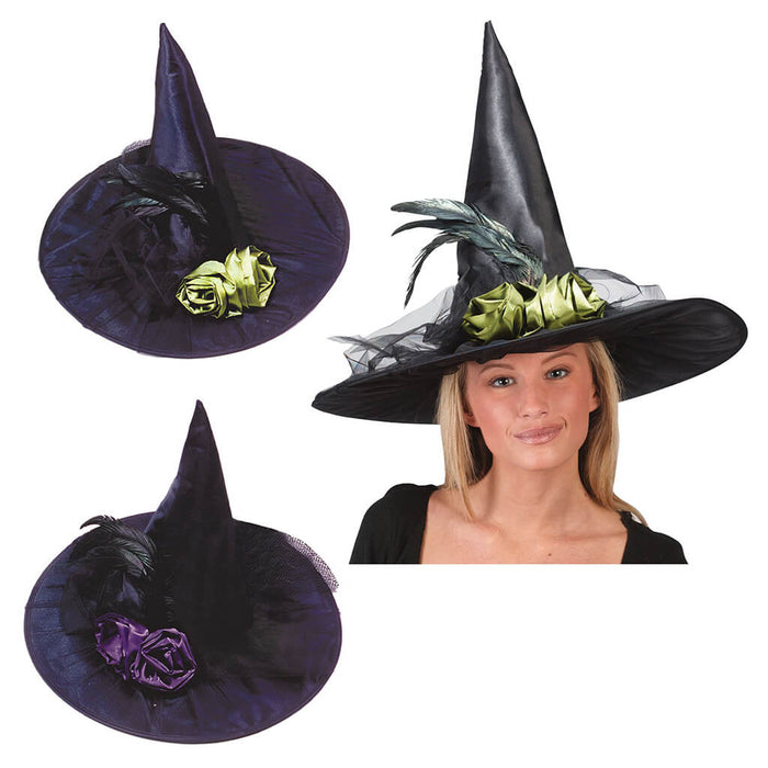 Witch Hat Black With Purple