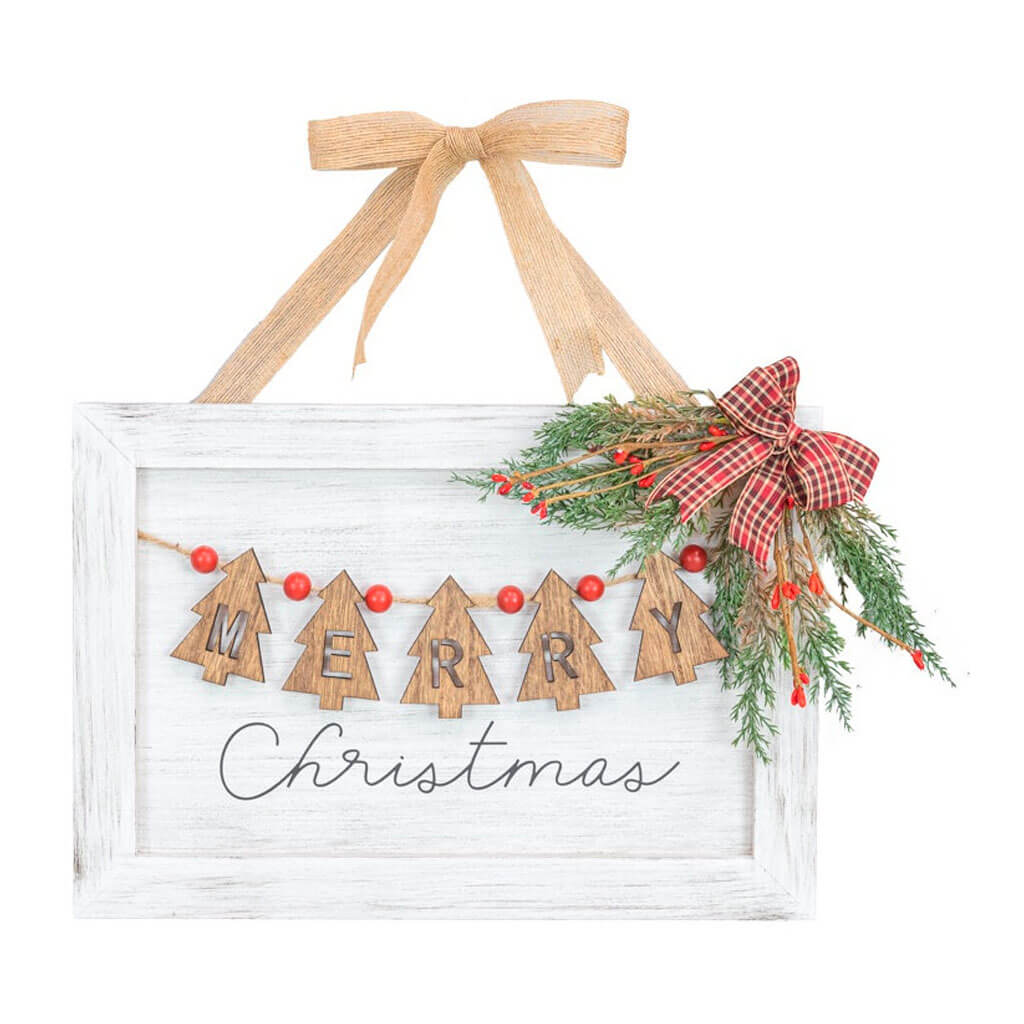 Merry Christmas Banner Sign