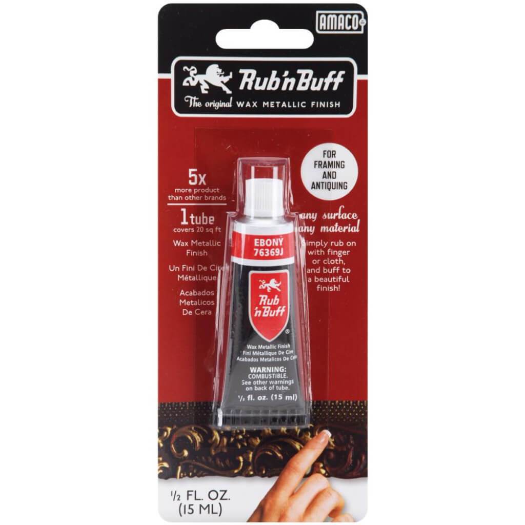 Rub 'n Buff Metallic Wax Finish .5oz