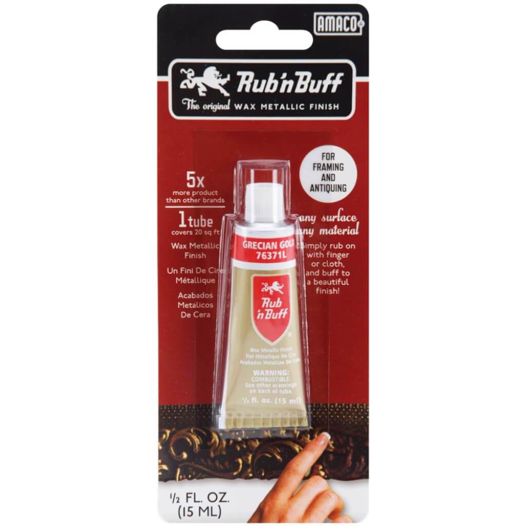 Rub 'n Buff Metallic Wax Finish .5oz