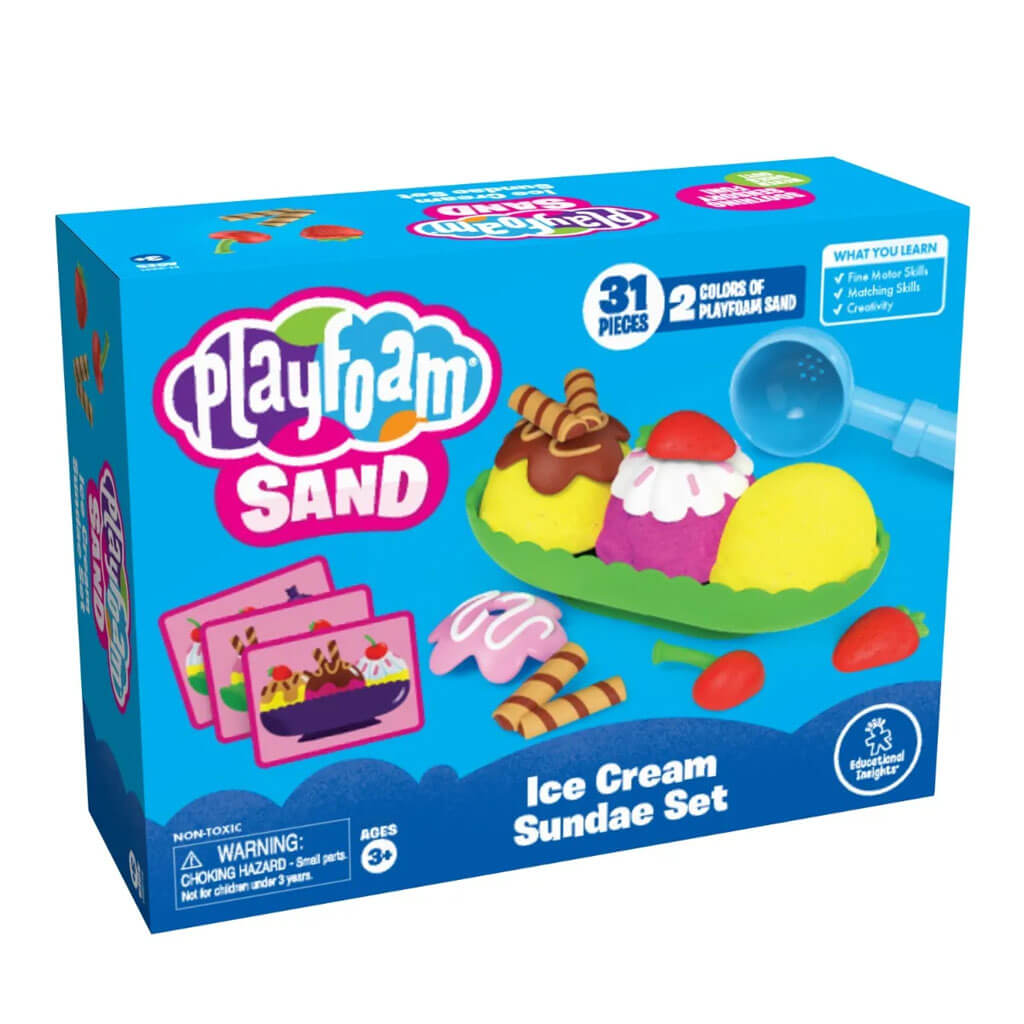 Playfoam Sand Ice Cream Sundae Set