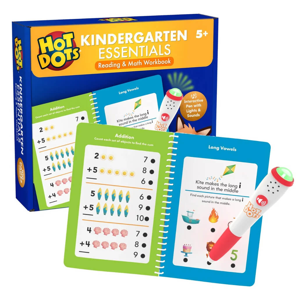 Hot Dots Kinder Workbook Reading&amp;Math