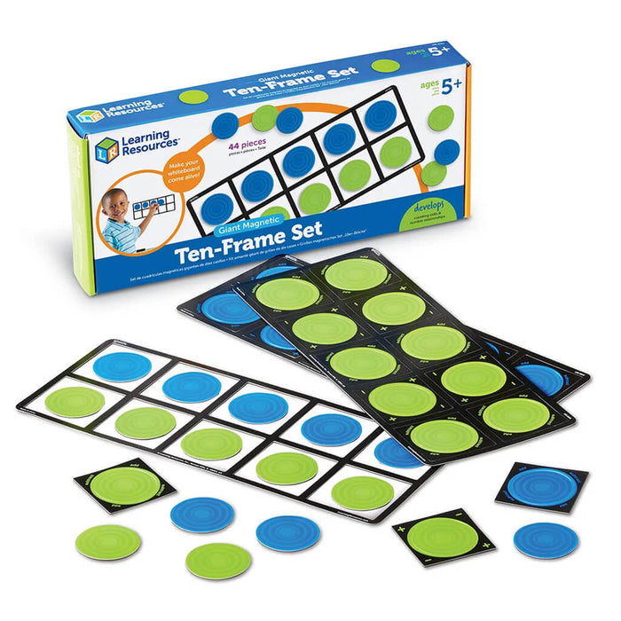 Giant Magnetic Ten-Frame Set