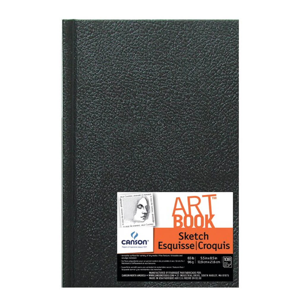 Hardbound Canson Sketchbook 5.5in x 8.5in