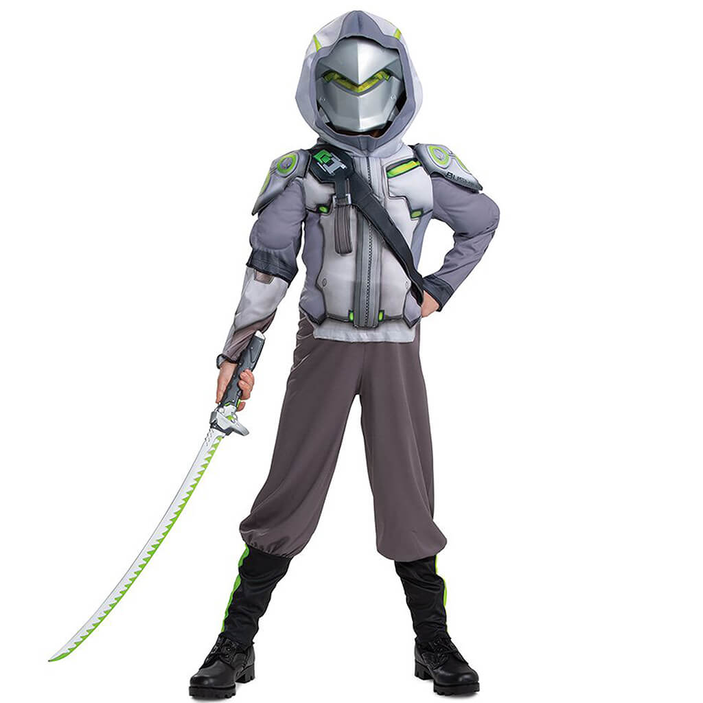 Genji Deluxe Muscle Overwatch 2 Child Costume