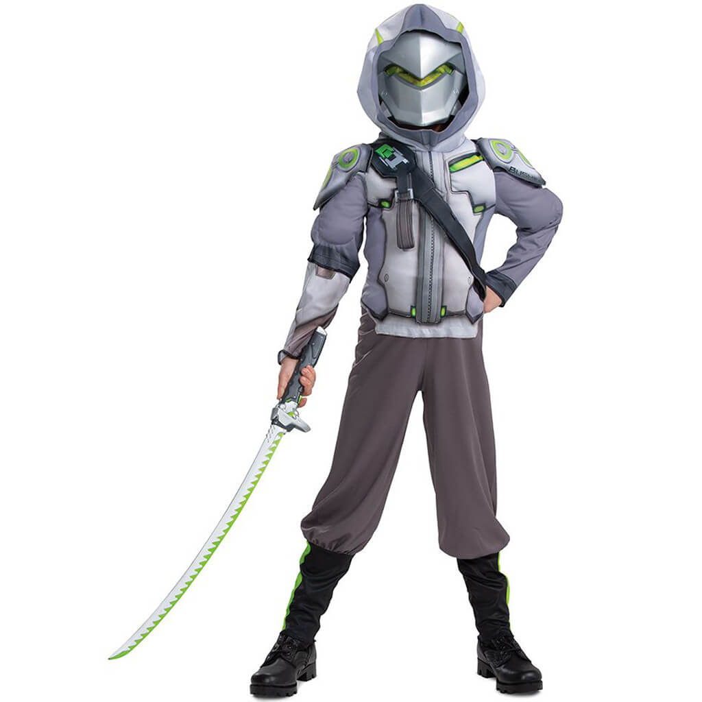 Genji Deluxe Muscle Overwatch 2 Child Costume