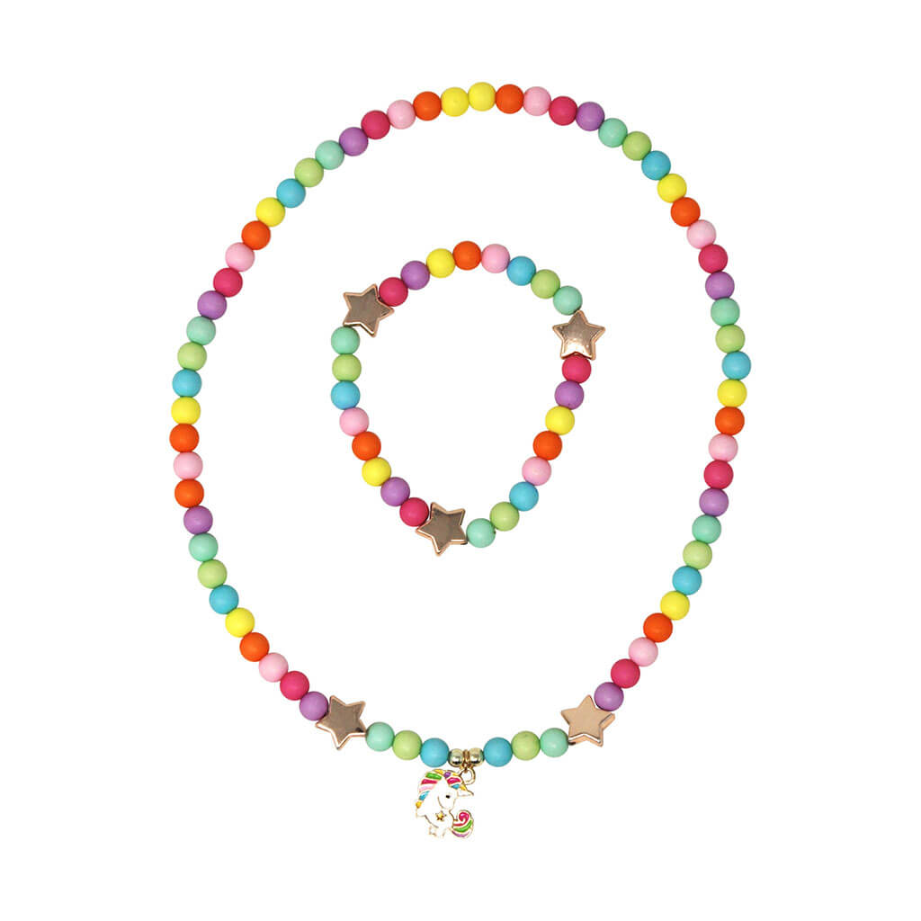 Little Unicorn Necklace &amp; Bracelet Set