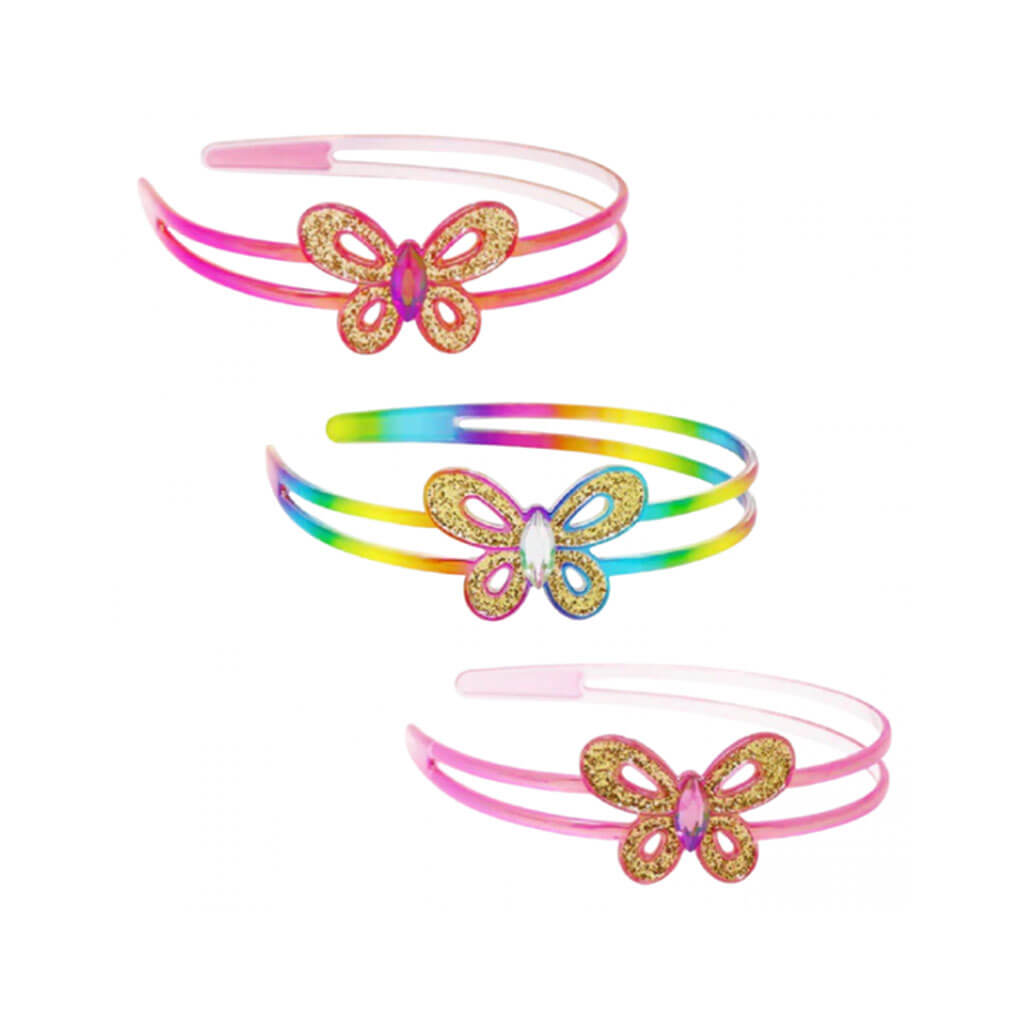 Rainbow Butterfly Headband