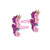 Glitter Seahorse Hairclips - Pink