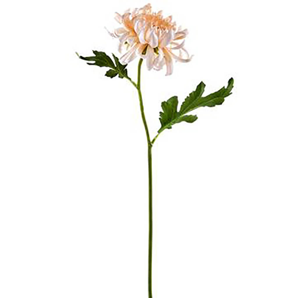 Mum Spray 24.75in Peach Pink