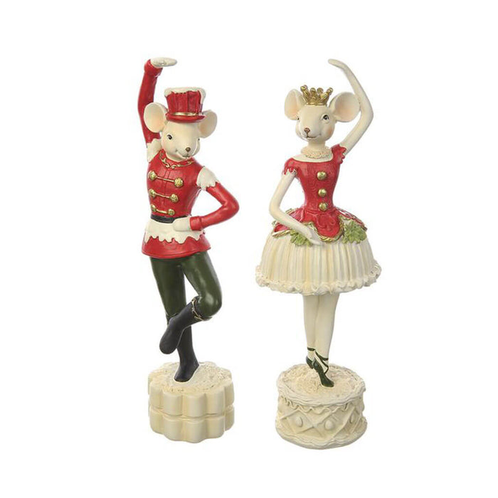 Mr. & Mrs Mouse Set of 2 10.5in