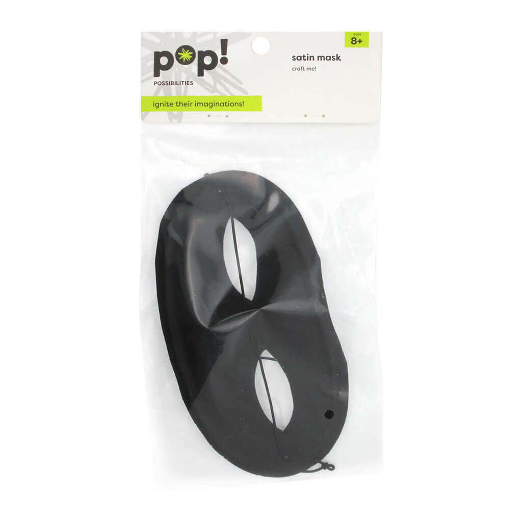POP! Possibilities 6in Satin Craft Mask Black