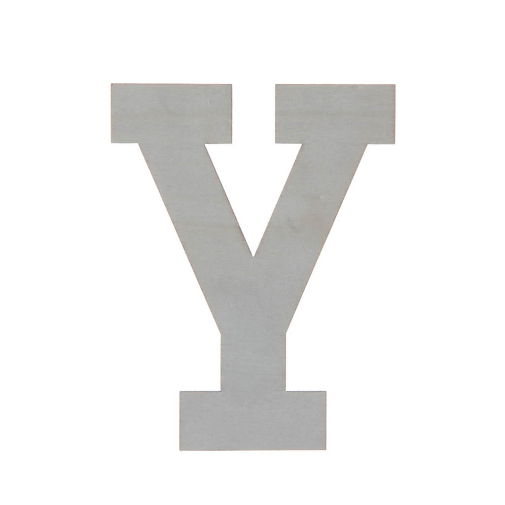 Wooden Varsity Letters Y