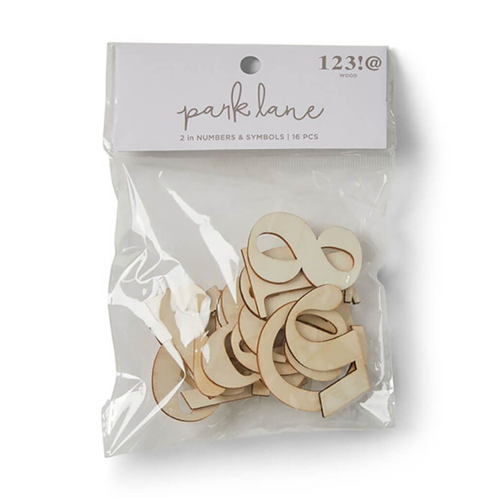 Classic Serif Numbers &amp; Symbols 2in 16ct