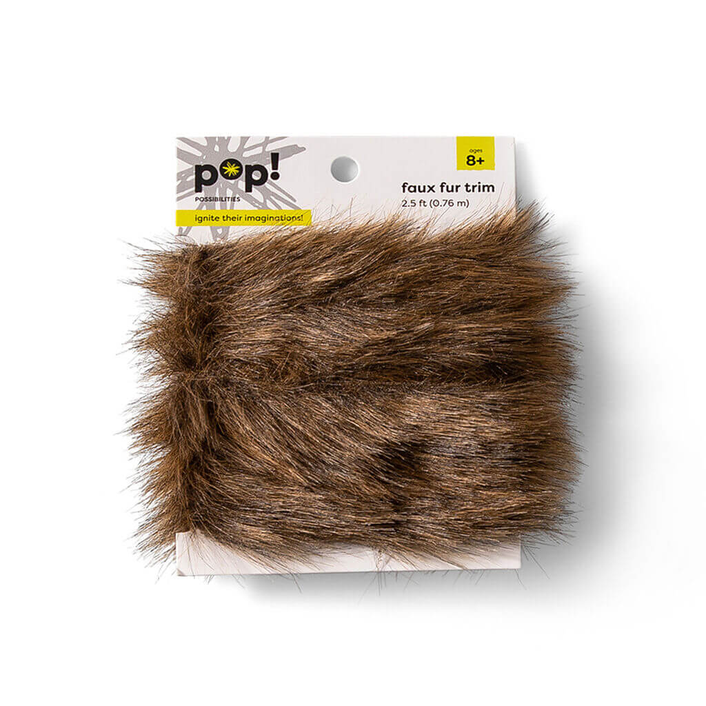 POP! Faux Rope Fur Dark Brown