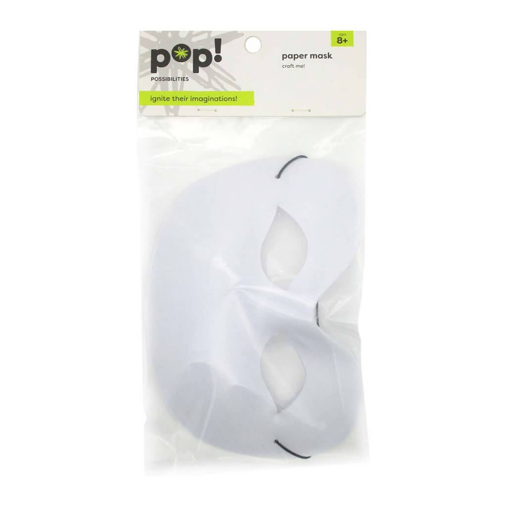 POP! Possibilities Over the Eyes Craft Mask White