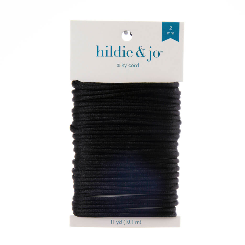 Silky Cord Black, 11yd