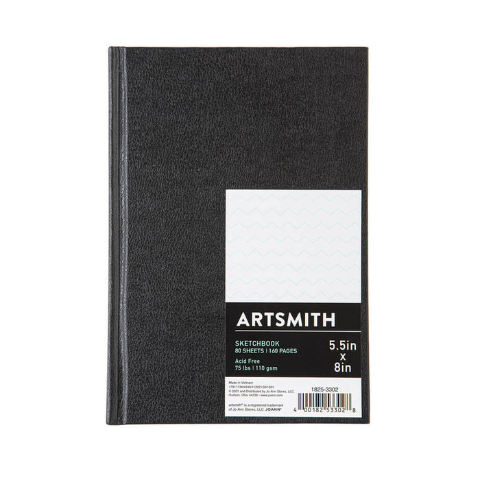 Sketchbook Hardbound 5.5in x 8in