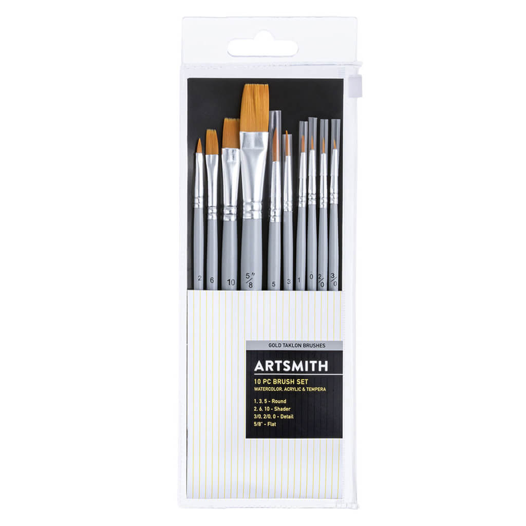 Pro Art Brush White Bristle Set Round 3pc, Paint Brushes, Acrylic Paint  Brush Set, Paint Brushes Acrylic Painting, Small Paint Brushes, Paintbrush,  Acrylic Paint Brushes