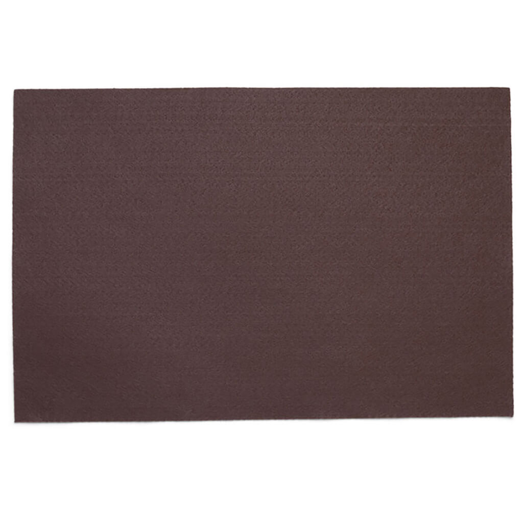 Felt Plus Premium Single Sheet 18in x12in, Walnut