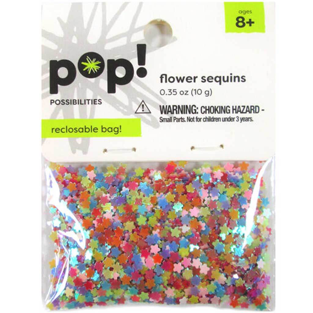 POP! Multicolor Flower Sequins 10g